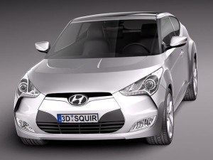 Hyundai Veloster 2012 Model 3D