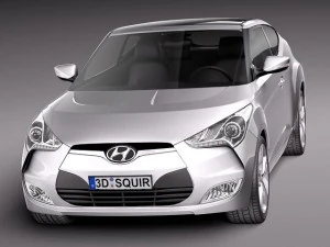 Hyundai Veloster 2012 3D Model