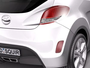 Hyundai Veloster 2012 3D Model
