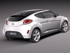 Hyundai Veloster 2012 3D Model