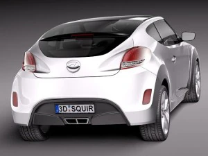 Hyundai Veloster 2012 3D Model