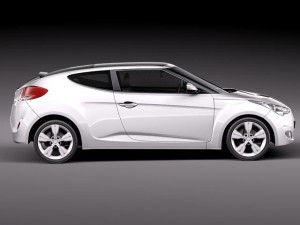 Hyundai Veloster 2012 Model 3D