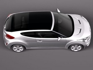 Hyundai Veloster 2012 Model 3D