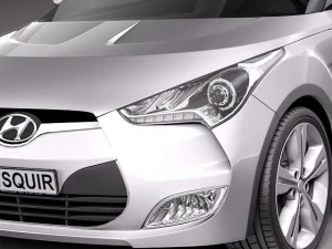 Hyundai Veloster 2012 3D Model