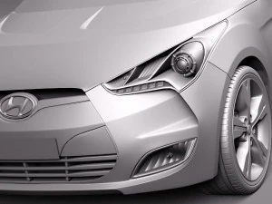 Hyundai Veloster 2012 3D Model