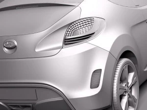 Hyundai Veloster 2012 3D Model