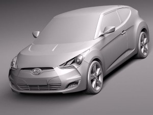 Hyundai Veloster 2012 Model 3D