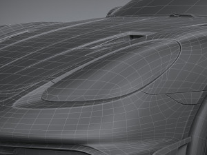 Porsche 718 Cayman GT4 RS 2022 LowPoly Modèle 3D