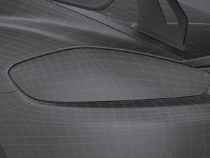 Porsche 718 Cayman GT4 RS 2022 LowPoly 3D Model