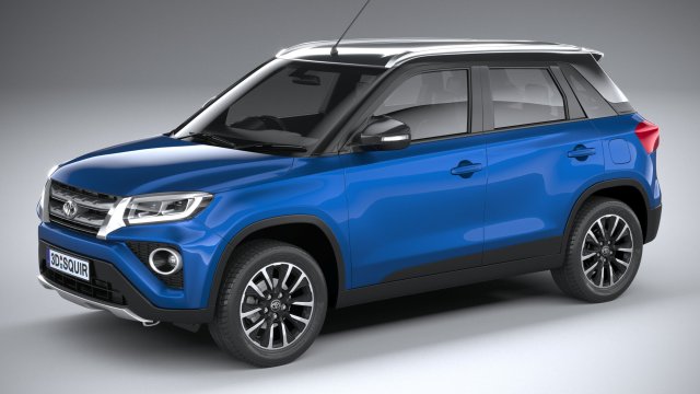Toyota Urban Cruiser 2021 3D Model .c4d .max .obj .3ds .fbx .stl .blend 