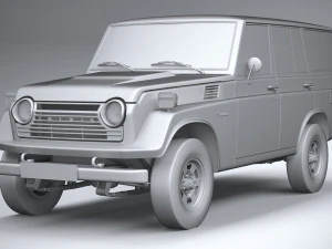 Toyota Land Cruiser J55 1967 3D Model
