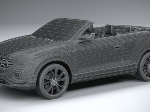 Volkswagen T-Roc Cabrio R-line 2022 Modèle 3D