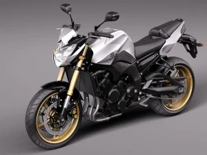 Yamaha FZ8 Fazer 2011 3D Model