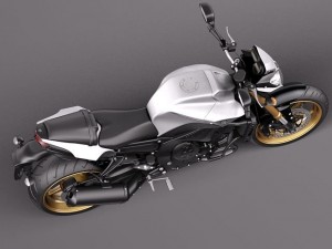 Yamaha FZ8 Fazer 2011 Model 3D