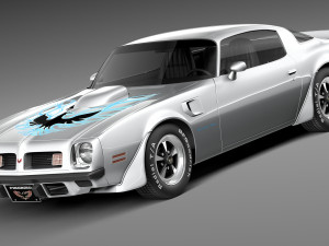Pontiac Firebird Trans Am 1975 3D Model