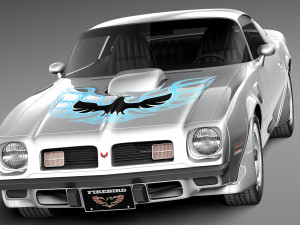 Pontiac Firebird Trans Am 1975 3Dモデル