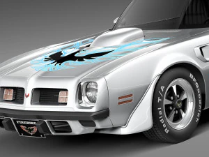 Pontiac Firebird Trans Am 1975 3D Model