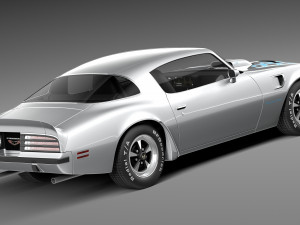 Pontiac Firebird Trans Am 1975 3Dモデル