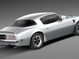 Pontiac Firebird Trans Am 1975 3D Model