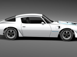 Pontiac Firebird Trans Am 1975 3Dモデル