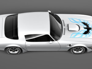 Pontiac Firebird Trans Am 1975 3Dモデル