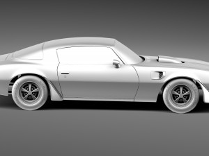 Pontiac Firebird Trans Am 1975 3Dモデル