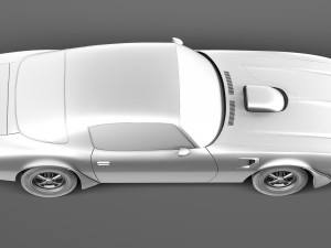 Pontiac Firebird Trans Am 1975 3Dモデル