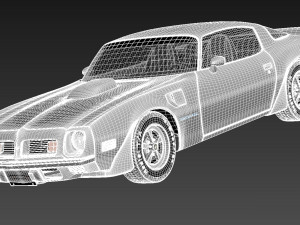 Pontiac Firebird Trans Am 1975 3Dモデル