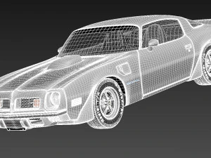 Pontiac Firebird Trans Am 1975 3D Model
