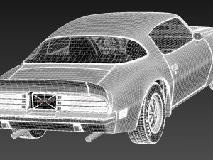 Pontiac Firebird Trans Am 1975 3Dモデル