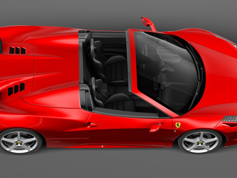 Ferrari 458 Spider 2013 3D मॉडल
