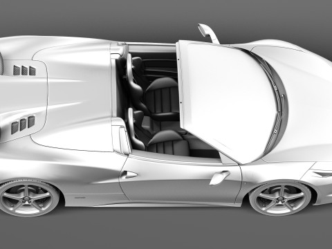 Ferrari 458 Spider 2013 3D मॉडल