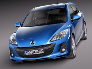 Mazda 3 Hatchback 2012 European Modelo 3D