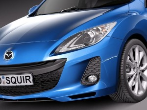 Mazda 3 Hatchback 2012 European Modelo 3D