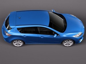 Mazda 3 Hatchback 2012 European Modelo 3D