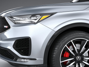 Acura MDX Type S 2022 3D 模型