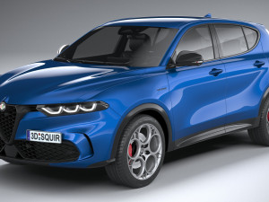 Alfa Romeo Tonale 2023 3D मॉडल