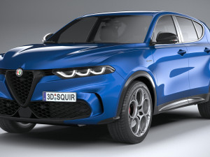 Alfa Romeo Tonale 2023 3D मॉडल