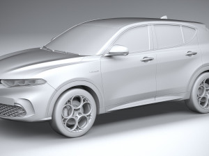 Alfa Romeo Tonale 2023 3D मॉडल