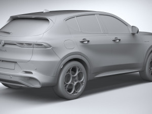 Alfa Romeo Tonale 2023 3D मॉडल