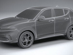Alfa Romeo Tonale 2023 3D मॉडल