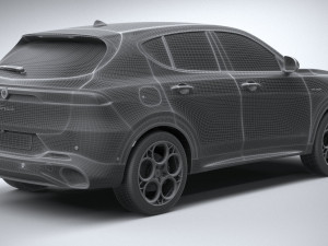 Alfa Romeo Tonale 2023 3D मॉडल