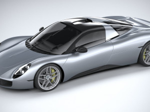 Gordon Murray T33 2024 Modello 3D