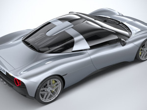 Gordon Murray T33 2024 Modello 3D
