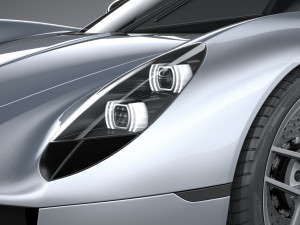 Gordon Murray T33 2024 Modello 3D