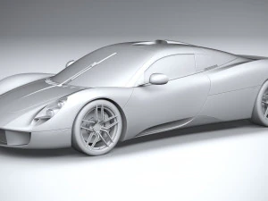 Gordon Murray T33 2024 3D Model