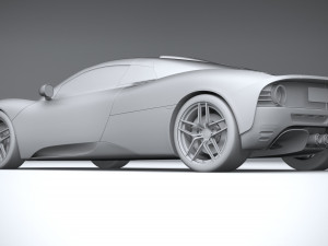 Gordon Murray T33 2024 Modello 3D