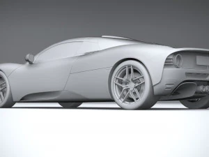 Gordon Murray T33 2024 3D Model