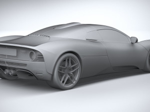 Gordon Murray T33 2024 Modello 3D