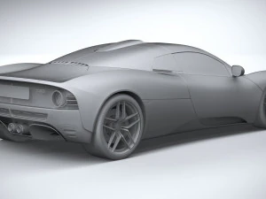 Gordon Murray T33 2024 3D Model